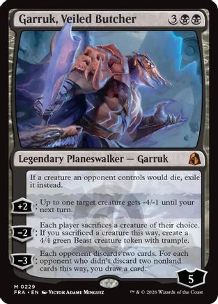 Garruk, Veiled Butcher |  Foil (229) [Reality Fracture]