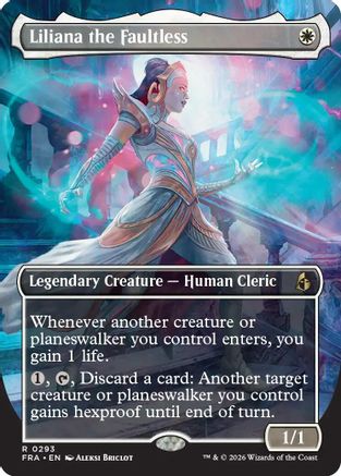 Liliana the Faultless (Borderless) |  (293) [Reality Fracture]