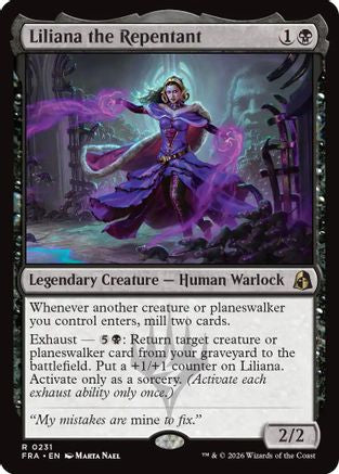 Liliana the Repentant |  (231) [Reality Fracture]