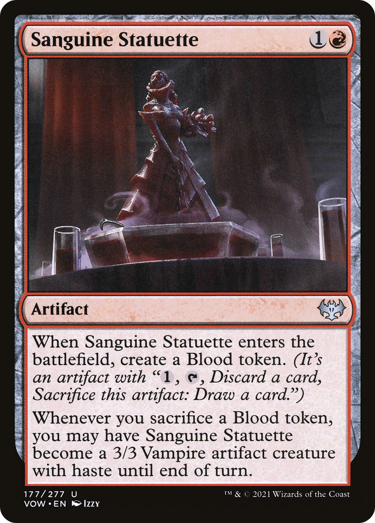 Sanguine Statuette [Innistrad: Crimson Vow] Foil
