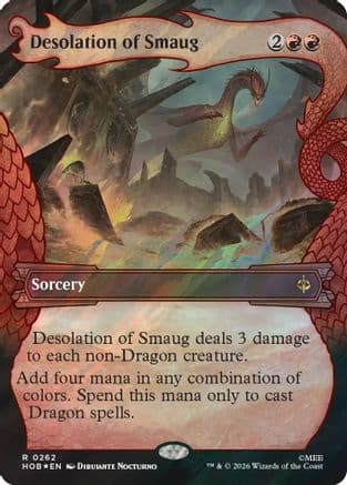 Desolation of Smaug (Showcase) (Surge Foil) |  Foil (262) [The Hobbit]