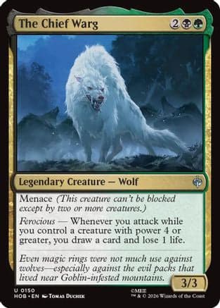 The Chief Warg |  (150) [The Hobbit]