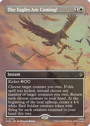 The Eagles Are Coming! (Borderless) |  Foil (205) [The Hobbit]