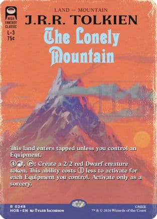 The Lonely Mountain (Borderless) |  Foil (248) [The Hobbit]