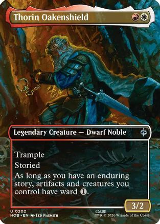 Thorin Oakenshield (Borderless) |  Foil (202) [The Hobbit]