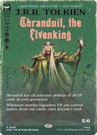 Thranduil, the Elvenking (Borderless) |  Foil (246) [The Hobbit]