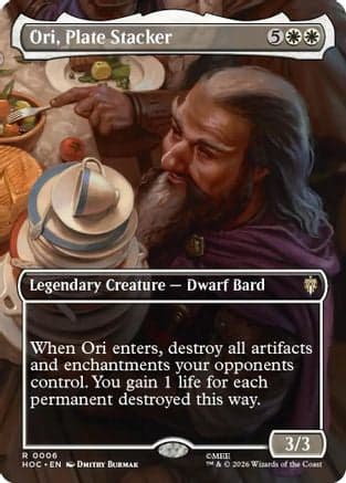 Ori, Plate Stacker (Borderless) |  Foil (006) [The Hobbit: Eternal-Legal]