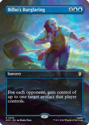 Bilbo's Burglaring (Borderless) |  Foil (010) [The Hobbit: Eternal-Legal]