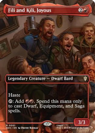 Fili and Kili, Joyous (Borderless) |  (001) [The Hobbit: Eternal-Legal]