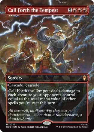 Call Forth the Tempest (Borderless) |  (022) [The Hobbit: Eternal-Legal]