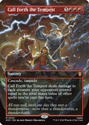 Call Forth the Tempest (Borderless) |  (022) [The Hobbit: Eternal-Legal]