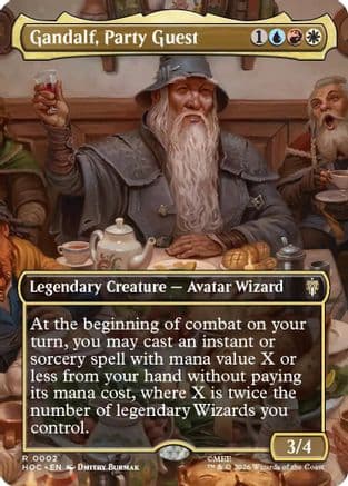 Gandalf, Party Guest (Borderless) |  (002) [The Hobbit: Eternal-Legal]