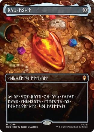 Mox Amber (Borderless) (Dwarvish) |  (096) [The Hobbit: Eternal-Legal]