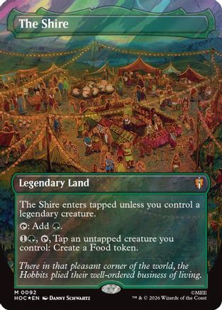 The Shire (Borderless) (Surge Foil) |  Foil (092) [The Hobbit: Eternal-Legal]