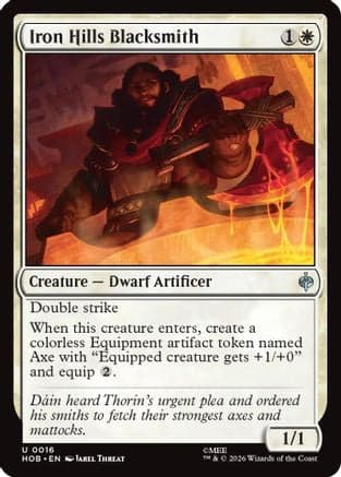 Iron Hills Blacksmith |  Foil (016) [The Hobbit]