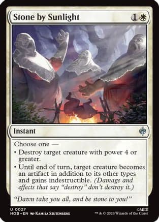 Stone by Sunlight |  Foil (027) [The Hobbit]