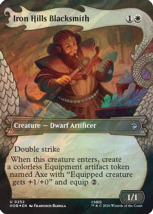 Iron Hills Blacksmith (Showcase) (Surge Foil) |  Foil (252) [The Hobbit]