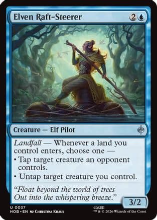 Elven Raft-Steerer |  Foil (037) [The Hobbit]