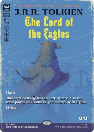 The Lord of the Eagles (Borderless) |  Foil (240) [The Hobbit]