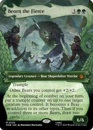 Beorn the Fierce (Showcase) |  Foil (230) [The Hobbit]