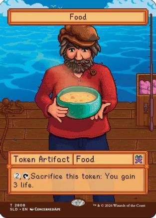 Food Token (2808) |  Foil (2808) [Secret Lair Drop Series]