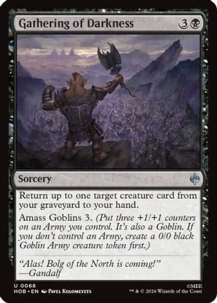 Gathering of Darkness |  Foil (068) [The Hobbit]