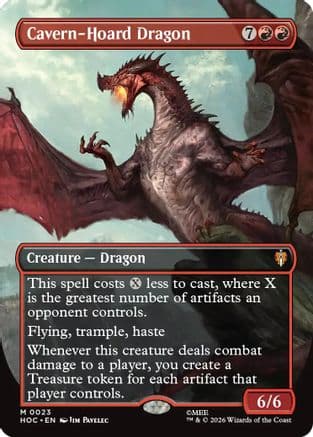 Cavern-Hoard Dragon (Borderless) |  (023) [The Hobbit: Eternal-Legal]