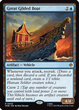 Great Gilded Boat |  Foil (042) [The Hobbit]
