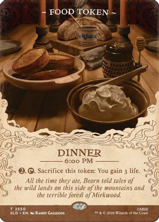 Food Token (2550) |  Foil (2550) [Secret Lair Drop Series]