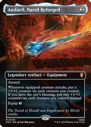 Anduril, Narsil Reforged (Borderless) |  (040) [The Hobbit: Eternal-Legal]