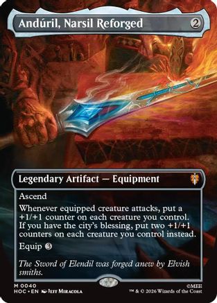 Anduril, Narsil Reforged (Borderless) |  (040) [The Hobbit: Eternal-Legal]