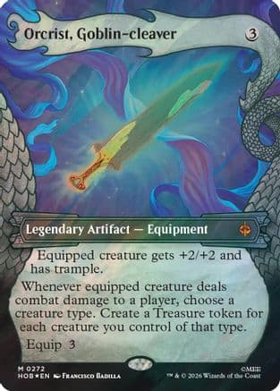 Orcrist, Goblin-cleaver (Showcase) (Surge Foil) |  Foil (272) [The Hobbit]