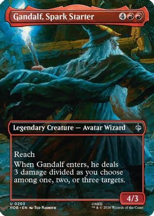Gandalf, Spark Starter (Borderless) |  (203) [The Hobbit]