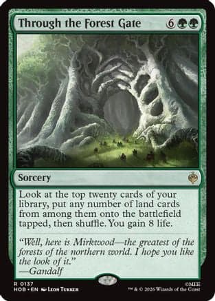 Through the Forest Gate |  Foil (137) [The Hobbit]