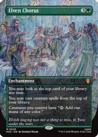 Elven Chorus (Borderless) |  (026) [The Hobbit: Eternal-Legal]
