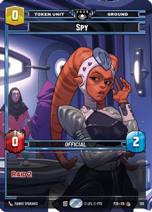 Spy | Foil (126)  [Galactic Championship 2026]