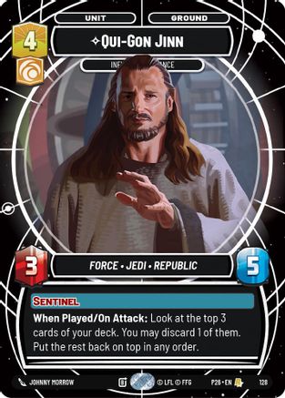 Qui-Gon Jinn - Influencing Chance | Foil (128)  [Galactic Championship 2026]
