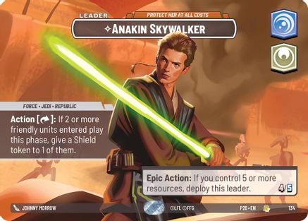 Anakin Skywalker - Protect Her At All Costs (Prize Wall) | Foil (134)  [Galactic Championship 2026]