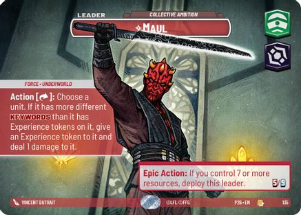Maul - Collective Ambition (Prize Wall) | Foil (135)  [Galactic Championship 2026]