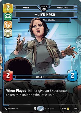 Jyn Erso - Take the Next Chance (Prize Wall) |  (144)  [Galactic Championship 2026]