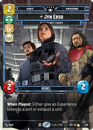 Jyn Erso - Take the Next Chance | Foil (166)  [Galactic Championship 2026]