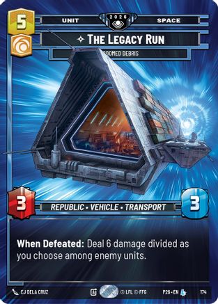 The Legacy Run - Doomed Debris | Foil (174)  [Galactic Championship 2026]