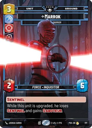 Marrok - Mysterious Warrior | Foil (177)  [Galactic Championship 2026]