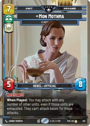 Mon Mothma - Clinging to Hope | Foil (182)  [Galactic Championship 2026]