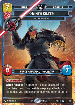Ninth Sister - Hulking Inquisitor | Foil (183)  [Galactic Championship 2026]