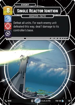 Single Reactor Ignition | Foil (187)  [Galactic Championship 2026]