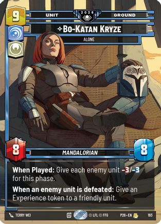 Bo-Katan Kryze - Alone | Foil (193)  [Galactic Championship 2026]