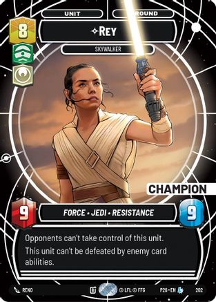 Rey - Skywalker | Foil (202)  [Galactic Championship 2026]