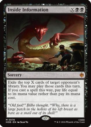 Inside Information |  Foil (076) [The Hobbit]