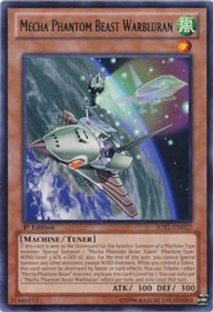 Mecha Phantom Beast Warbluran [JOTL-EN022] Rare